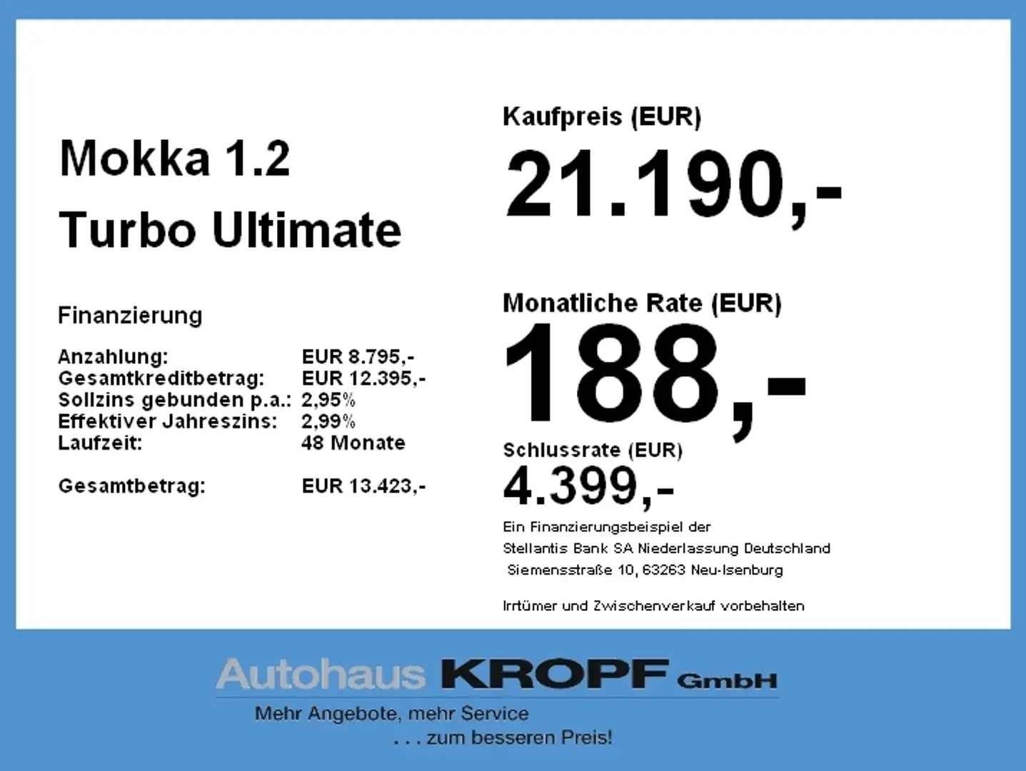 Opel Mokka 1.2 Turbo Ultimate ACC+Alcantara+LED+Navi Rot - 2