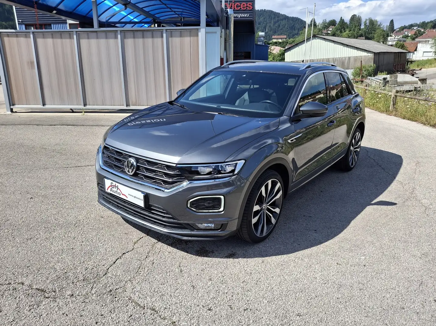 Volkswagen T-Roc 2.0 TDI 150CH R-LINE 4MOTION DSG7 EURO6D-T Gris - 1