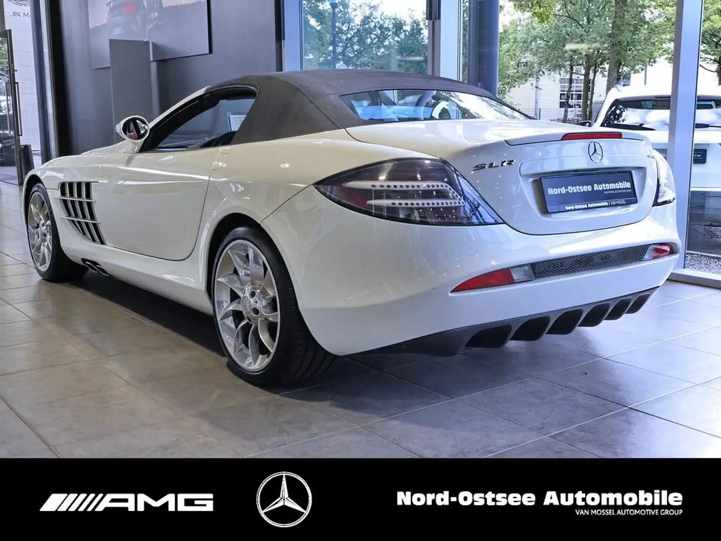 Mercedes-Benz SLR McLaren Roadster UNIKAT SONDERLACK DT.FAHRZG Blanc - 2