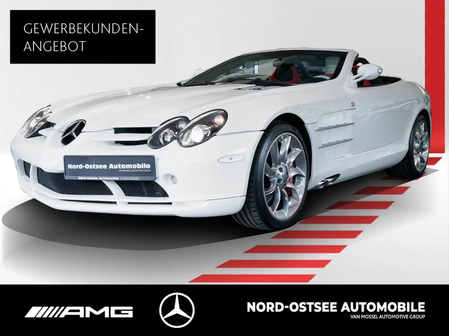 Mercedes-Benz SLR McLaren Roadster UNIKAT SONDERLACK DT.FAHRZG Bianco - 1