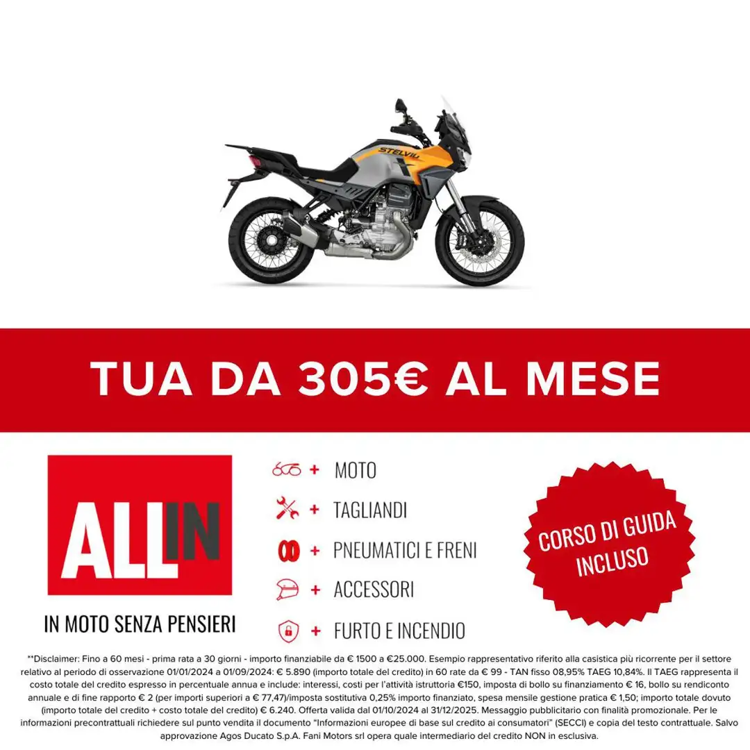 Moto Guzzi Stelvio 1200 PFF Rider Assistance Solution Giallo - 2