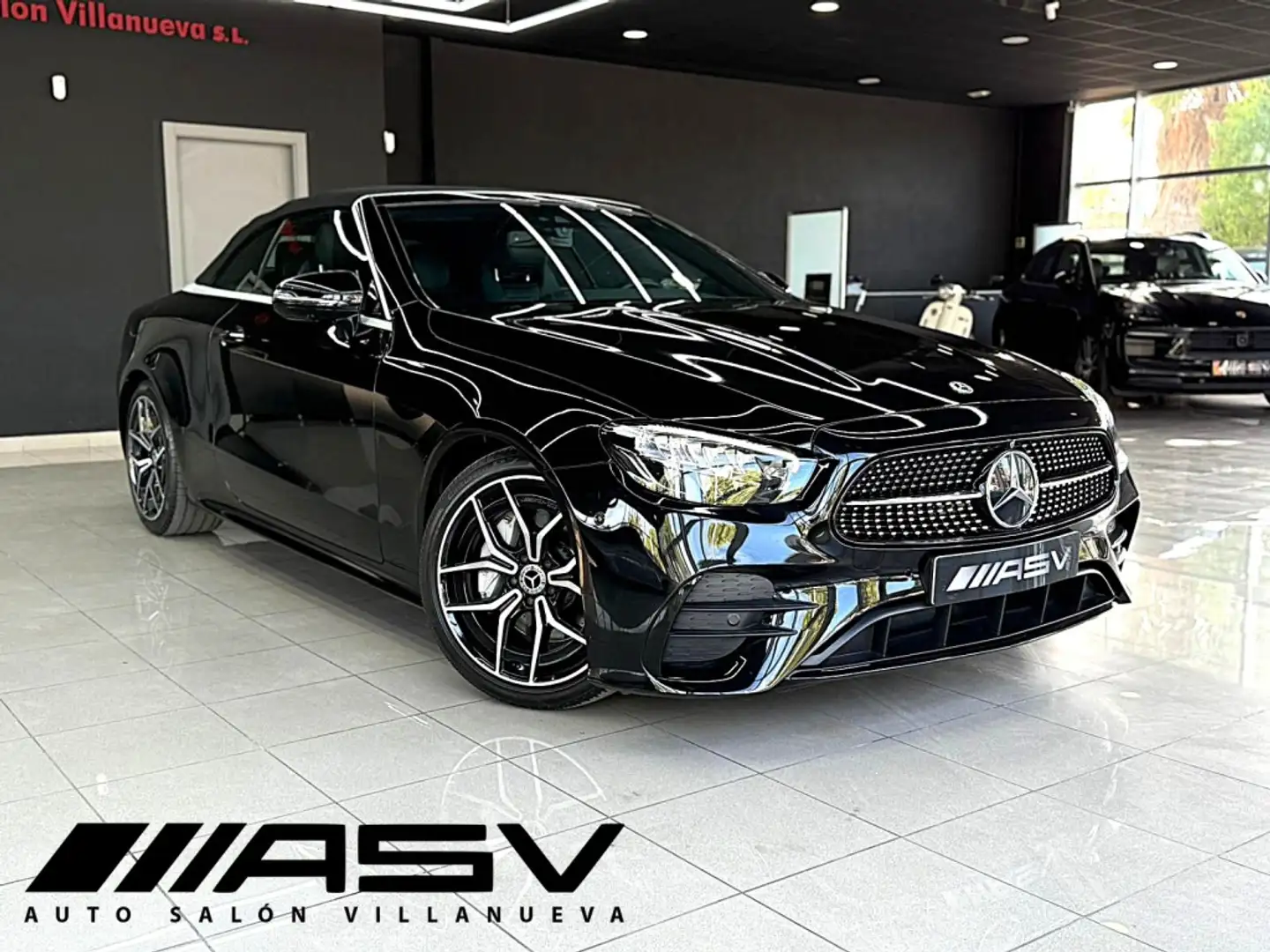 Mercedes-Benz E 220 Cabrio 220d 9G-Tronic Negro - 1