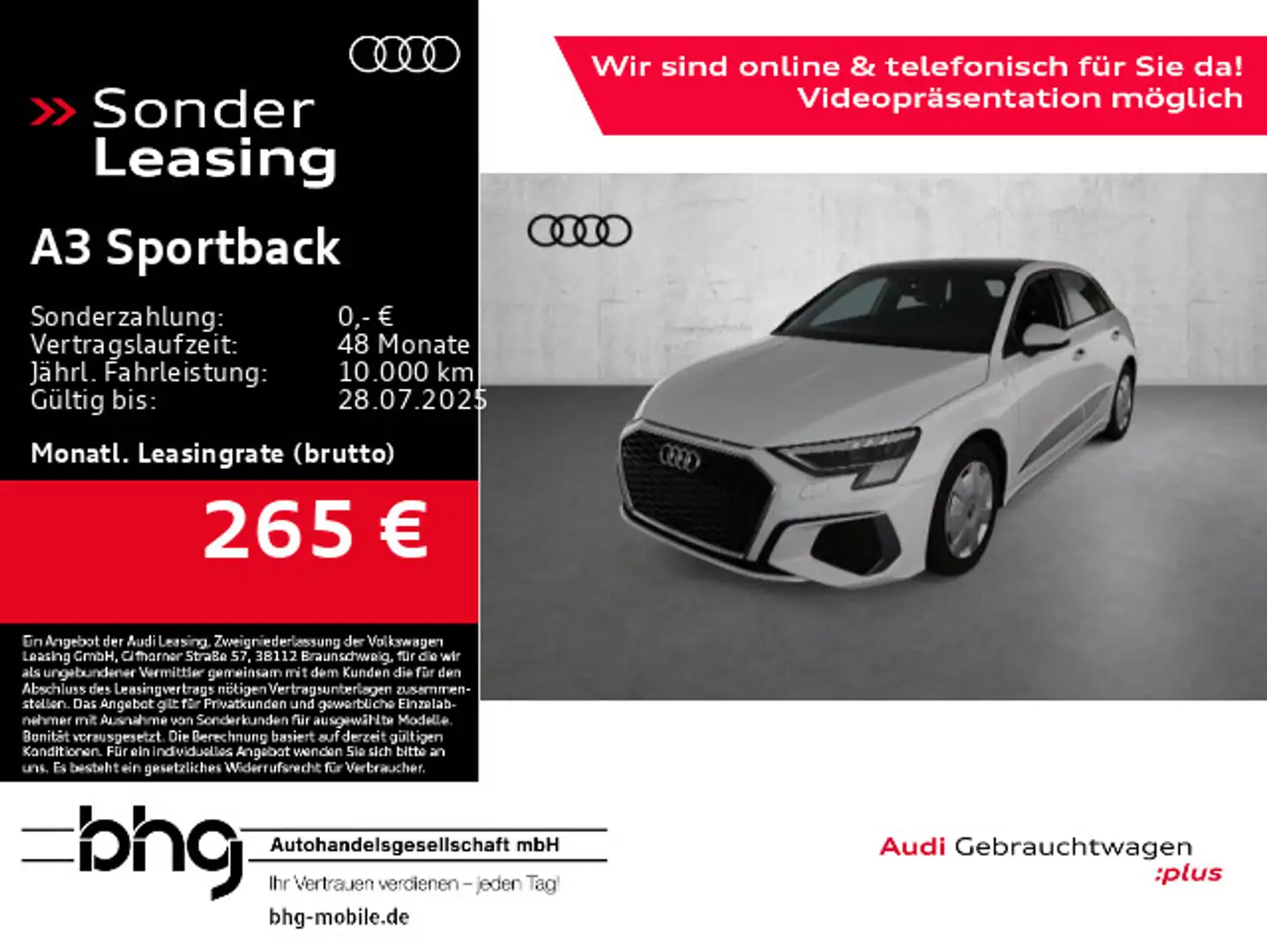 Audi A3 30 TDI S-tronic S-Line Pano Matrix Wit - 1