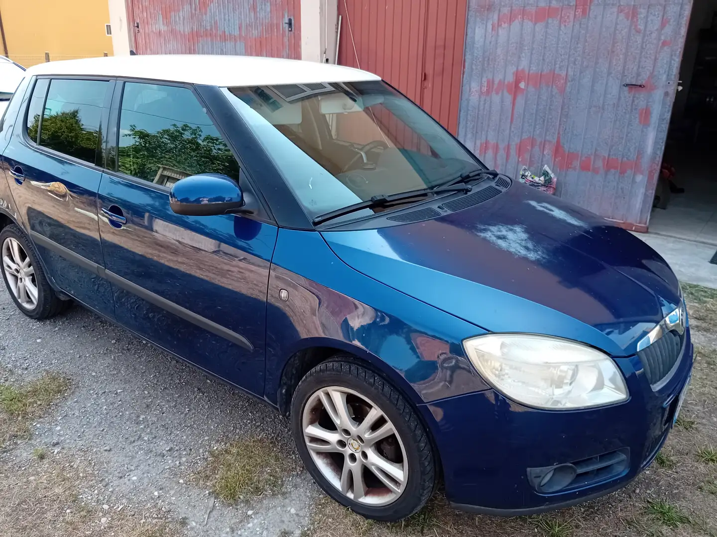 Skoda Fabia Fabia II 2007 Berlina 1.4 Comfort Blu/Azzurro - 1