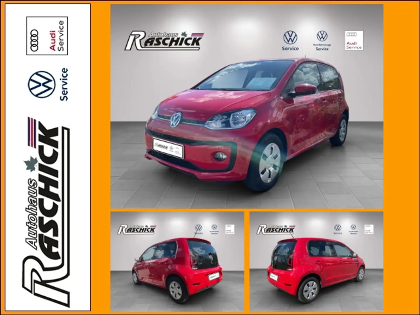 Volkswagen up! ! move Sitzheizung Einparkhilfe hinten Klima Rouge - 1