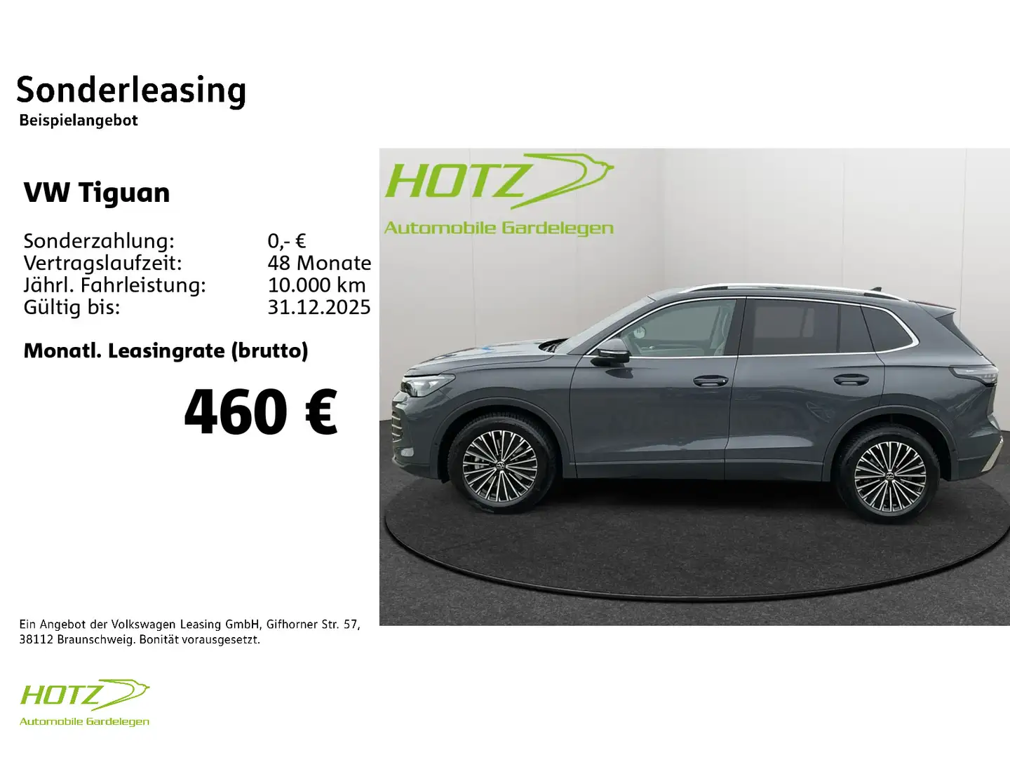 Volkswagen Tiguan 2.0 TDI DSG Elegance AHK/LED/KAMERA Grau - 2