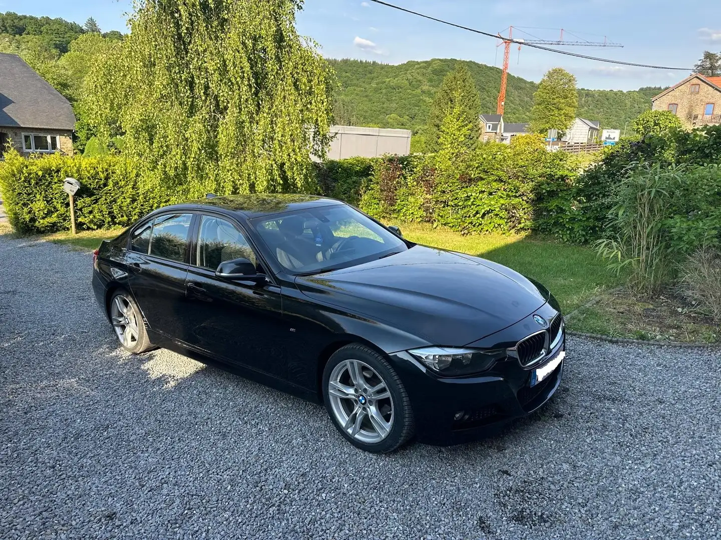 BMW 318 318 D PACK M SPORT Zwart - 1