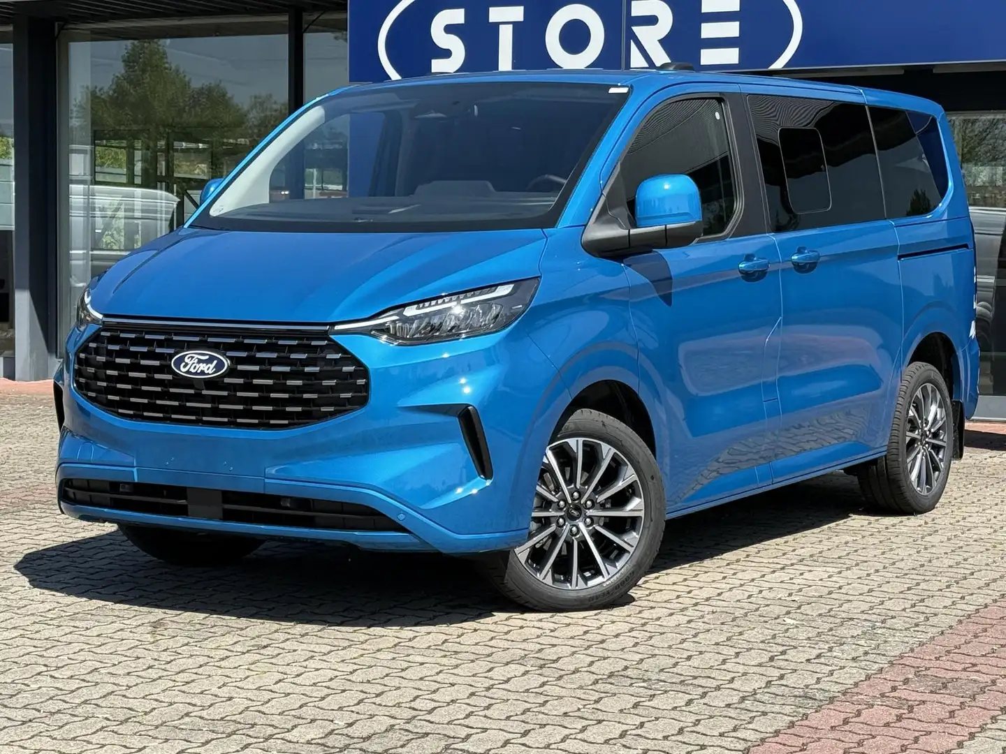 Ford Tourneo Custom L1H1 Titanium Top Ausstattung Blau - 2