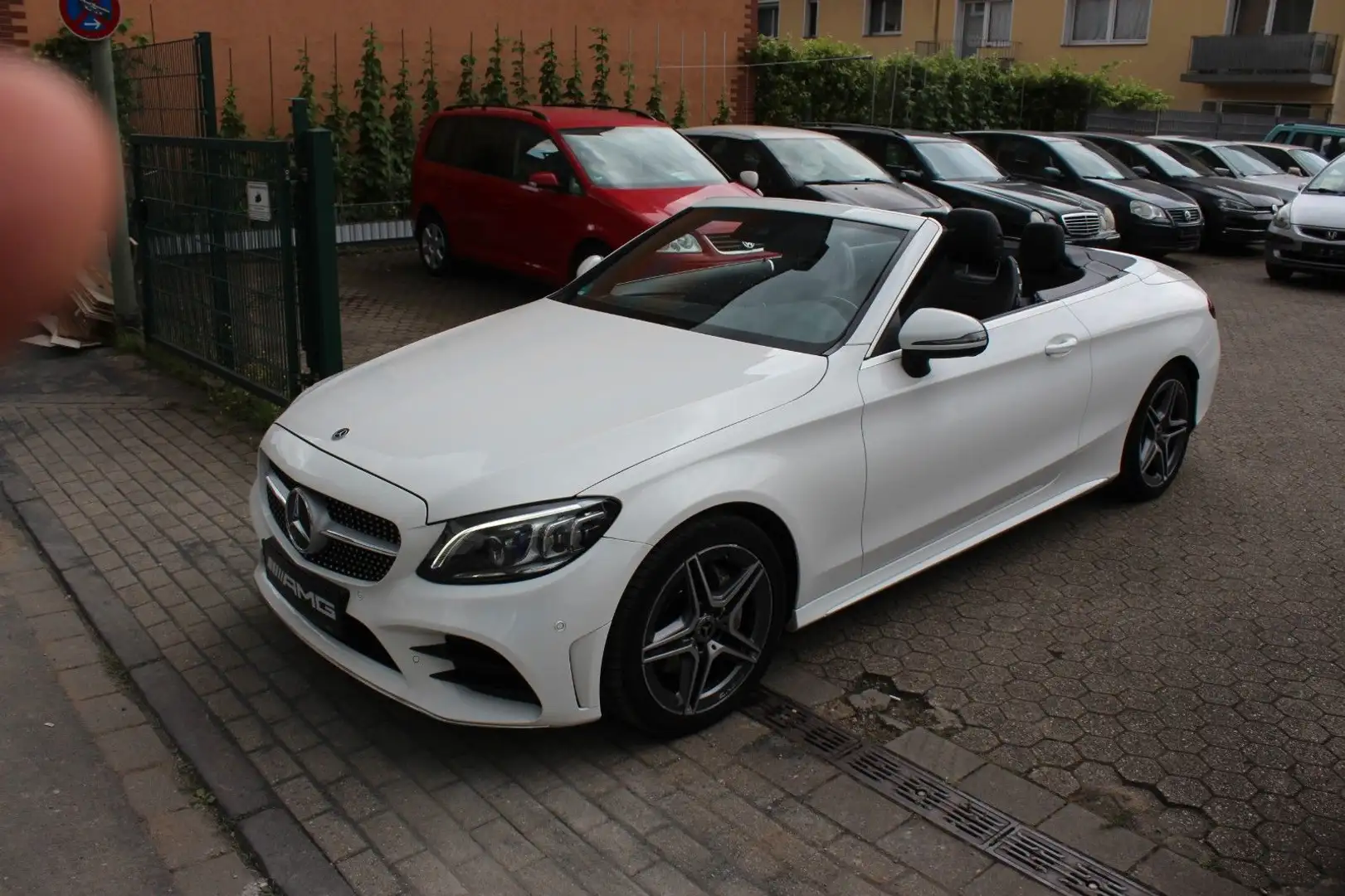 Mercedes-Benz C 200 AMG Paket/Cabrio/Navi/Spurhalte/Abstandswa Weiß - 1