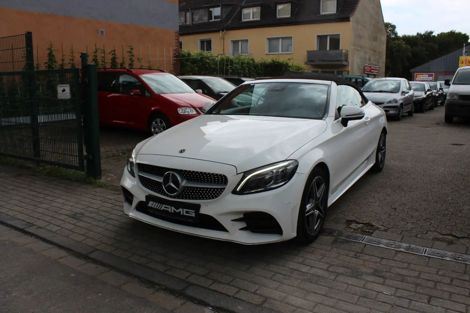 Mercedes-Benz C 200 AMG Paket/Cabrio/Navi/Spurhalte/Abstandswa Weiß - 2