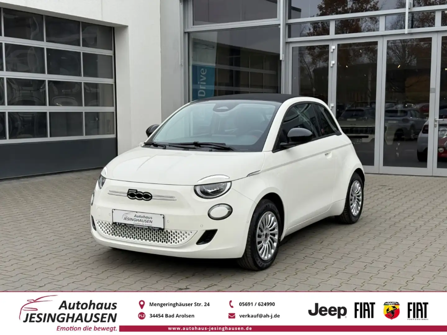 Fiat 500e Red+Klimaaut.+Rückfahrkam.+Sitzheizung Weiß - 1