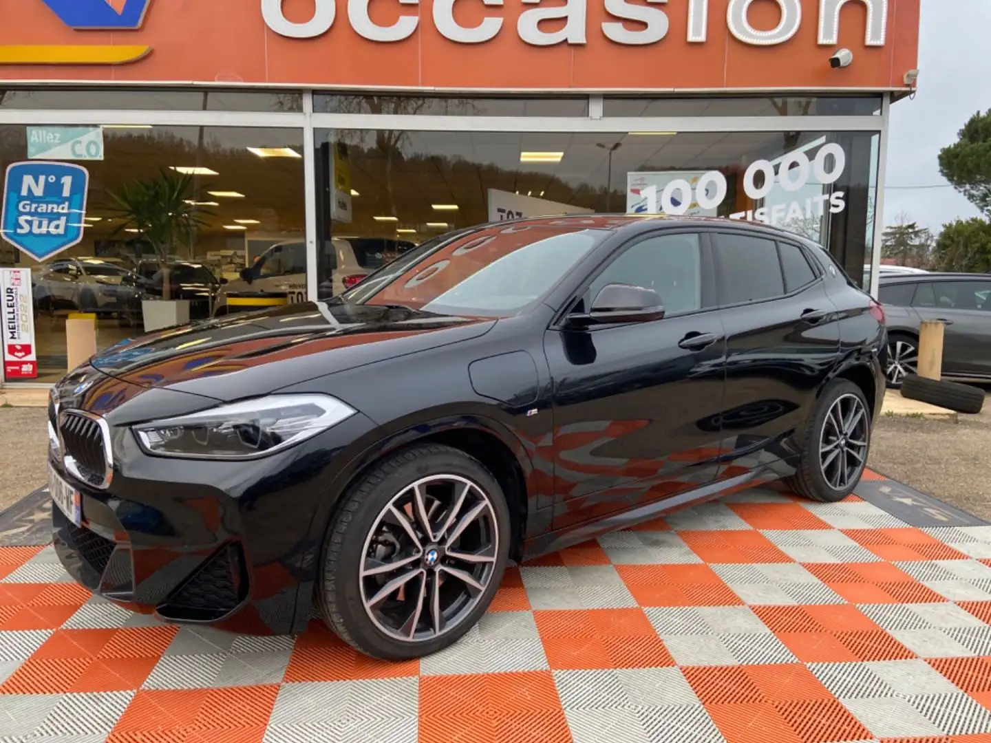 BMW X2 (F48) XDRIVE 25E HYBRID 220 BVA M SPORT GPS Caméra Noir - 1