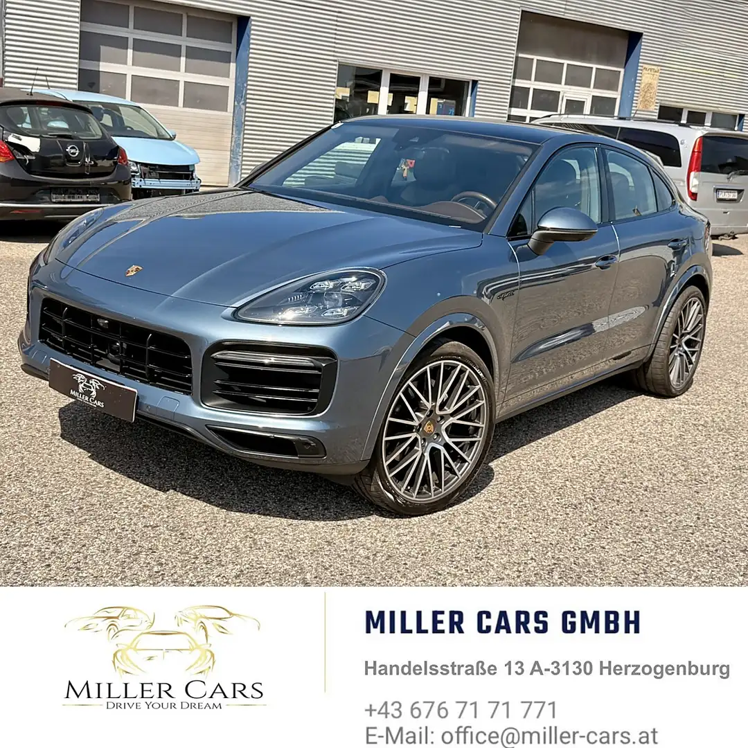 Porsche Cayenne Coupe E-Hybrid OPF **APROVED**Vollausstattung** Blau - 2