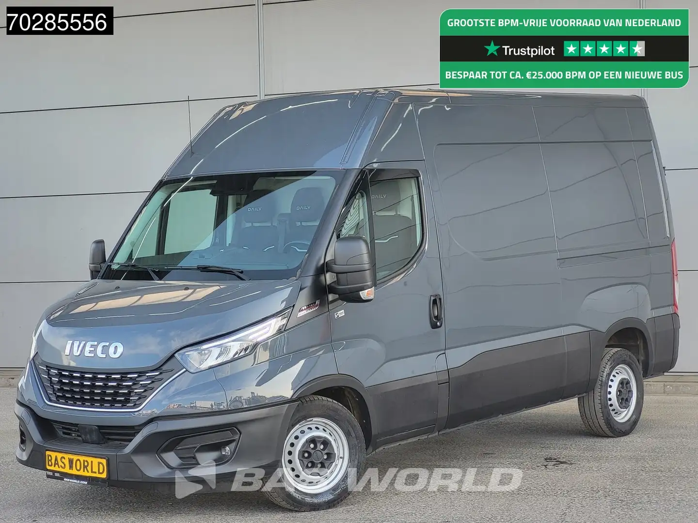 Iveco Daily 35S18 3.0L Automaat L2H2 3,5t Trekhaak LED Navi Ai Gris - 1