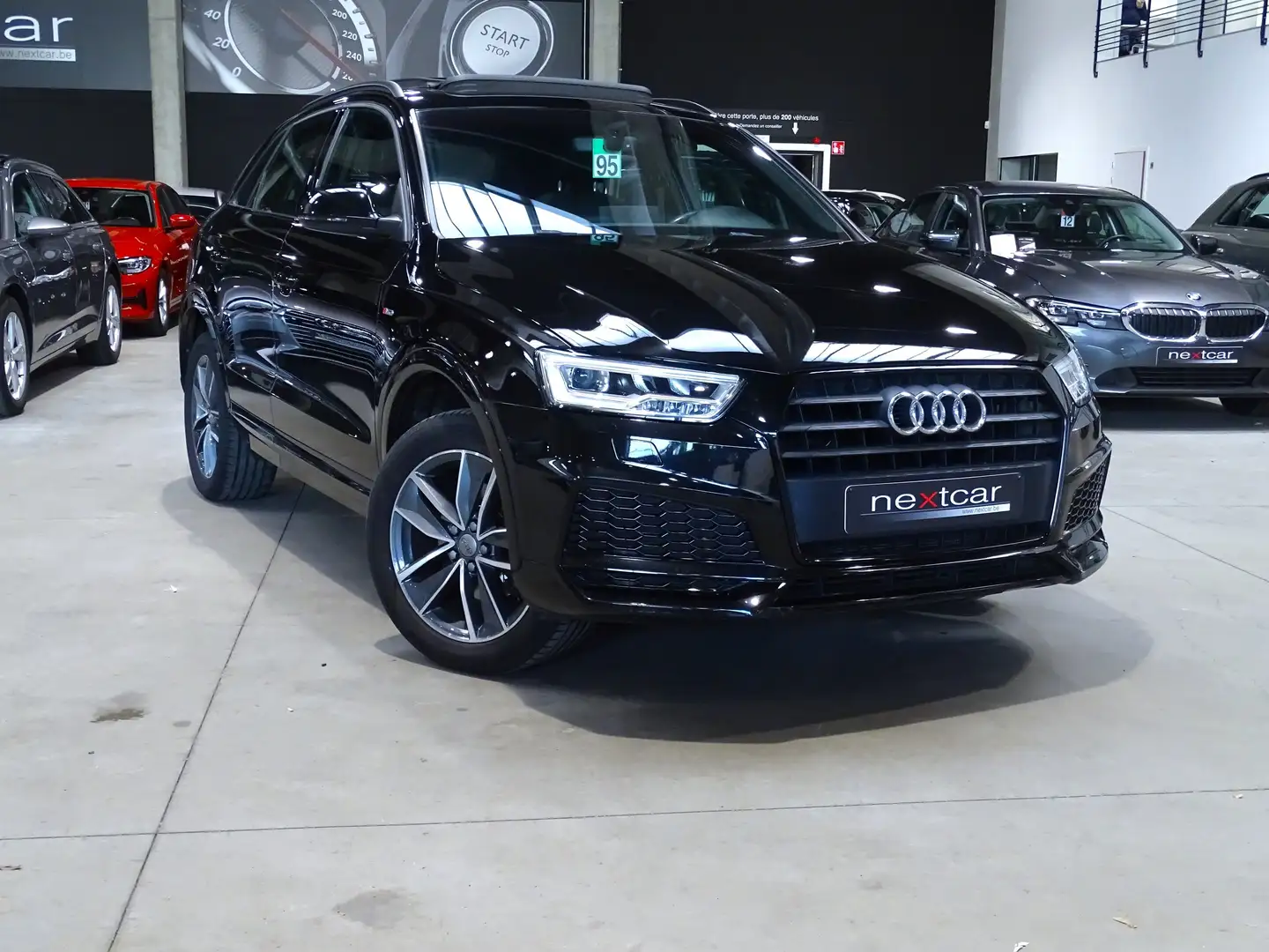 Audi Q3 1.4TFSI SLINE STronic *XENON-CUIR-TOIT PANO-NAVI* Schwarz - 2