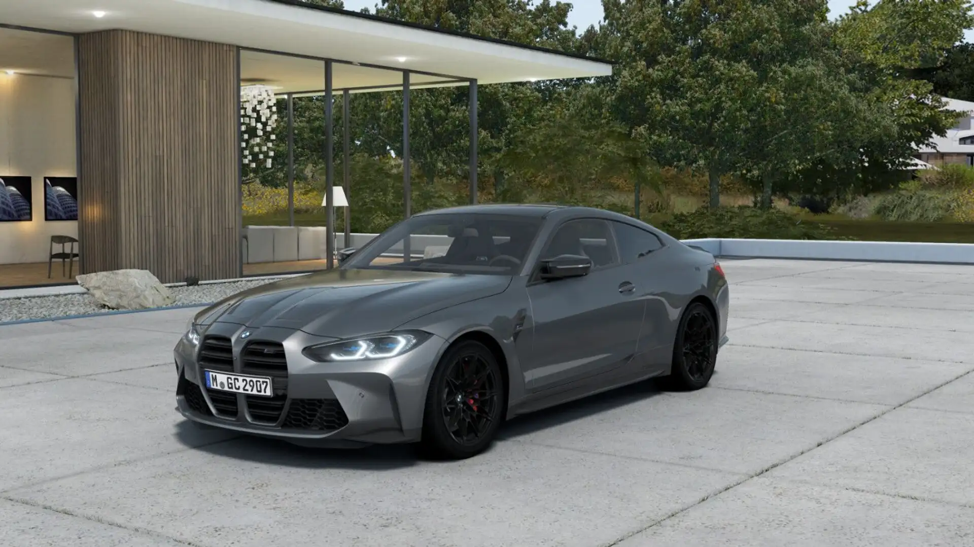 BMW M4 Coupe xDrive Competition Szary - 1