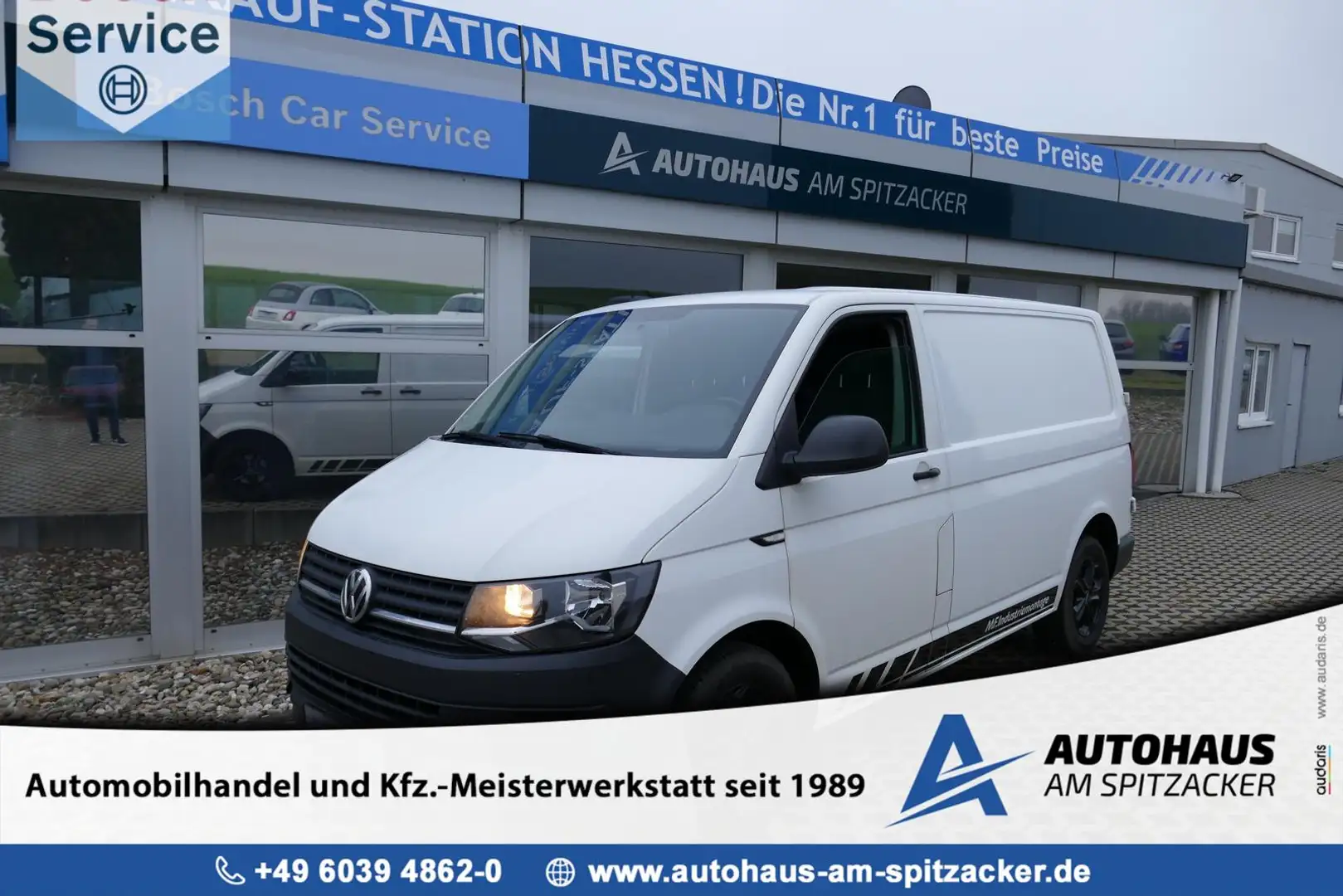 Volkswagen T6 Transporter 2.0 TDI Kasten EcoProfi AHK White - 1