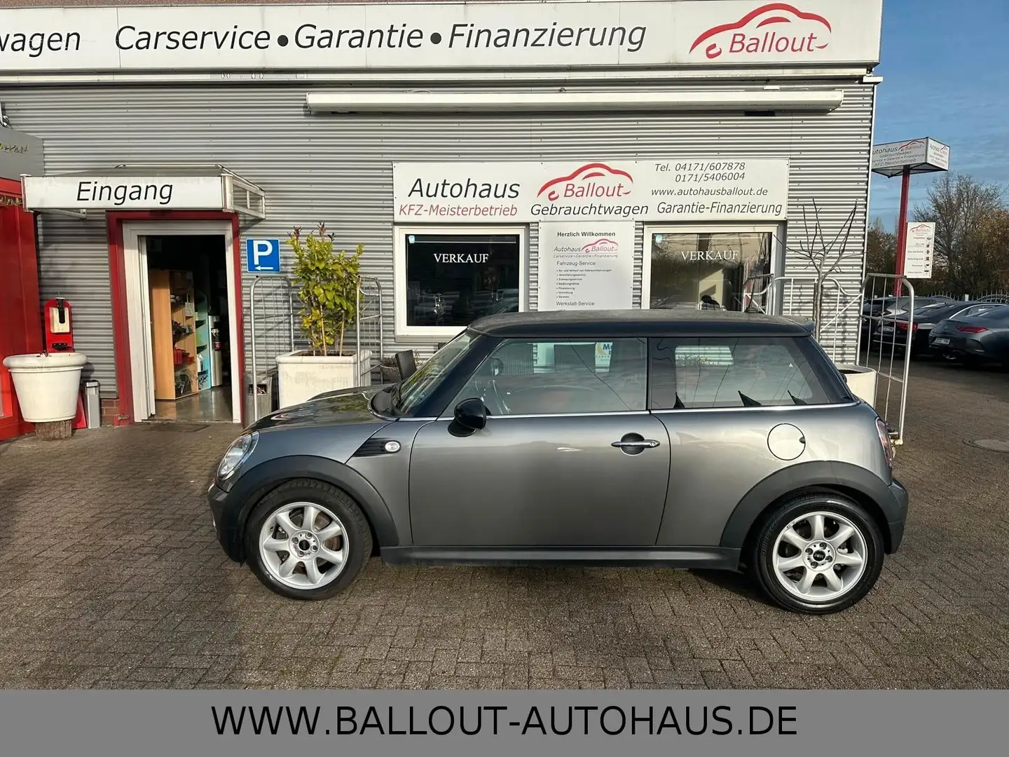 MINI Cooper *1.HAND*VOLLLEDER*AUTOMATIK*GARANTIE Grau - 1