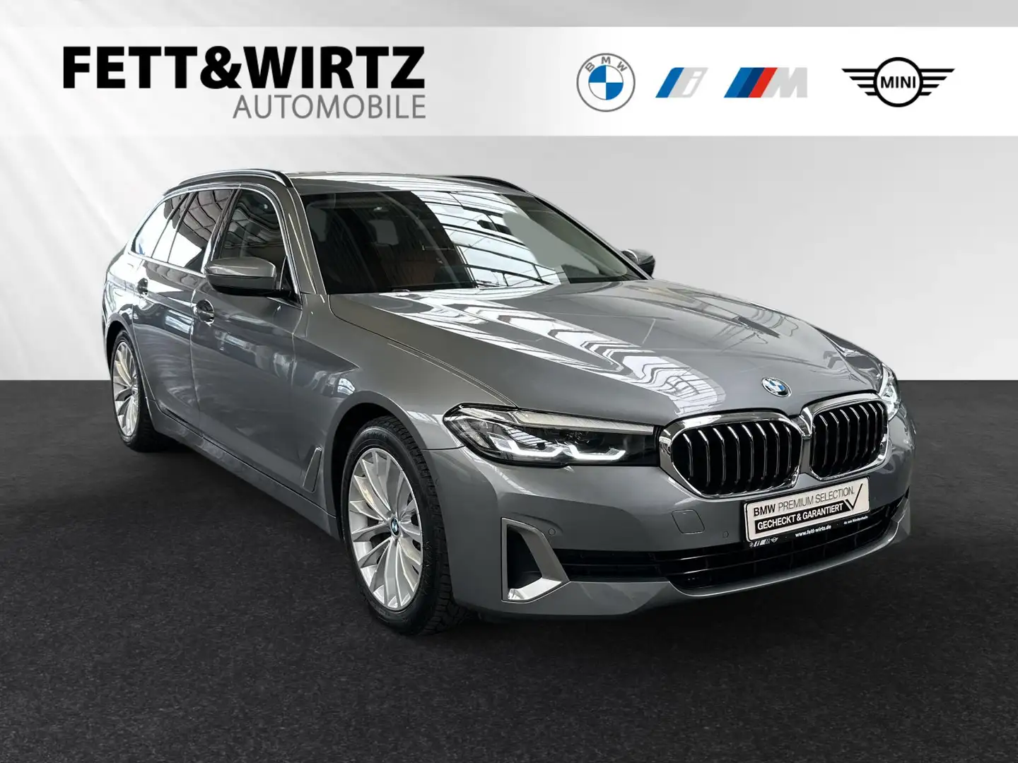 BMW 520 i Touring Anhängerk.|LCProf.|Komforts.|HiFi Grau - 1