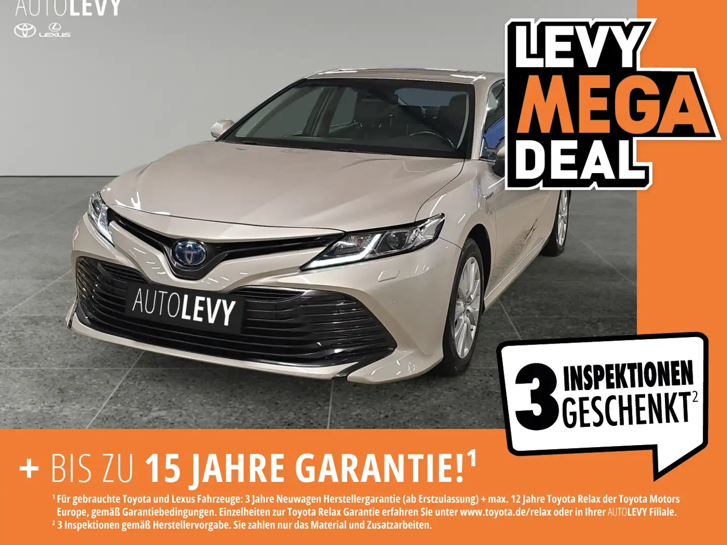 Toyota Camry 2.5 Hybrid ++Leder+Navi+Sitzheizung+PDC++ Silber - 1