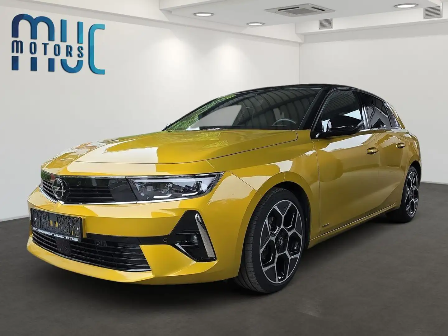 Opel Astra GS-Line~Pano~Matrix~Alcantara~Garantie'28 Gelb - 1