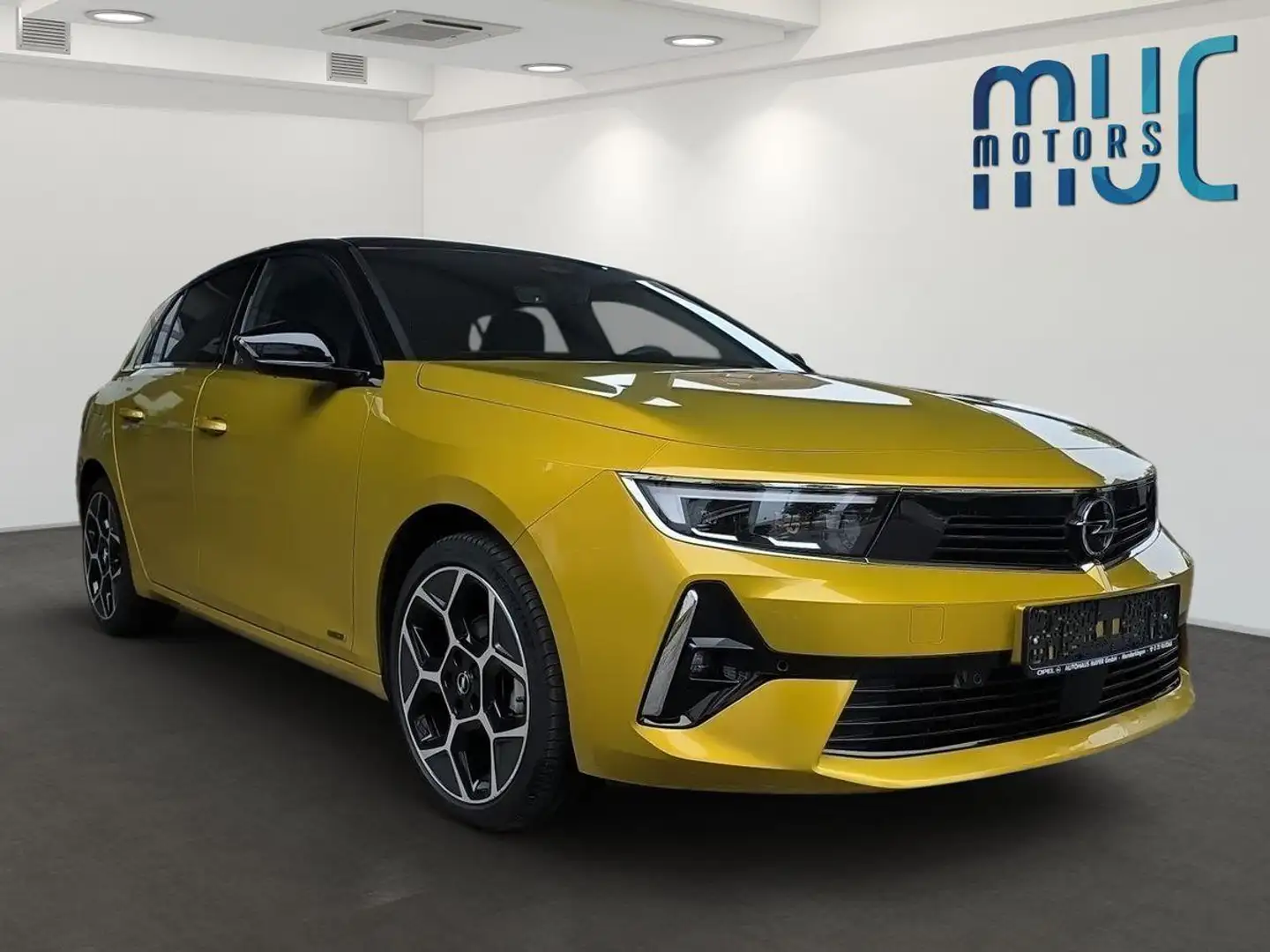 Opel Astra GS-Line~Pano~Matrix~Alcantara~Garantie'28 Gelb - 2