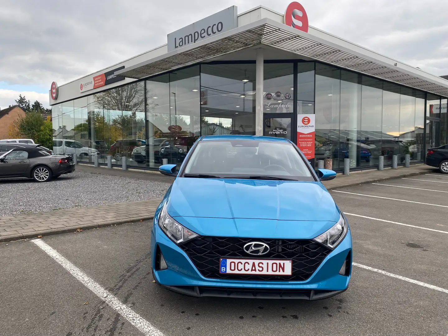 Hyundai i20 i20 1.0 T-GDi Techno CARPLAY CAMERA GARANTIE Bleu - 2