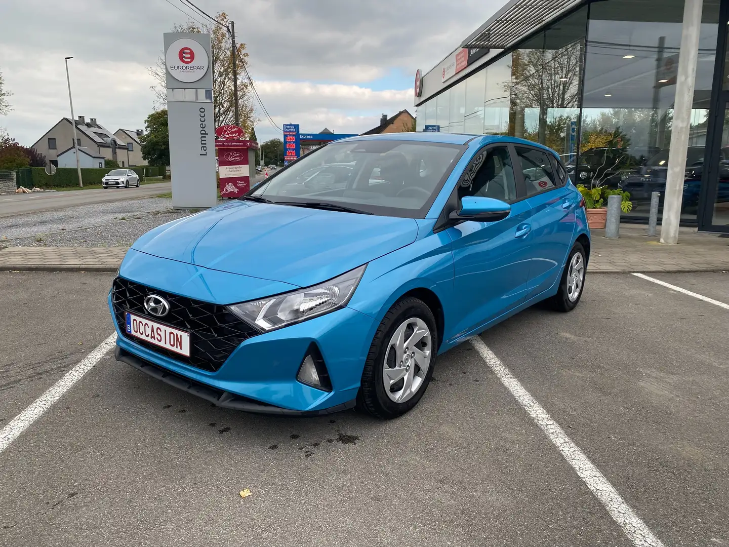 Hyundai i20 i20 1.0 T-GDi Techno CARPLAY CAMERA GARANTIE Bleu - 1