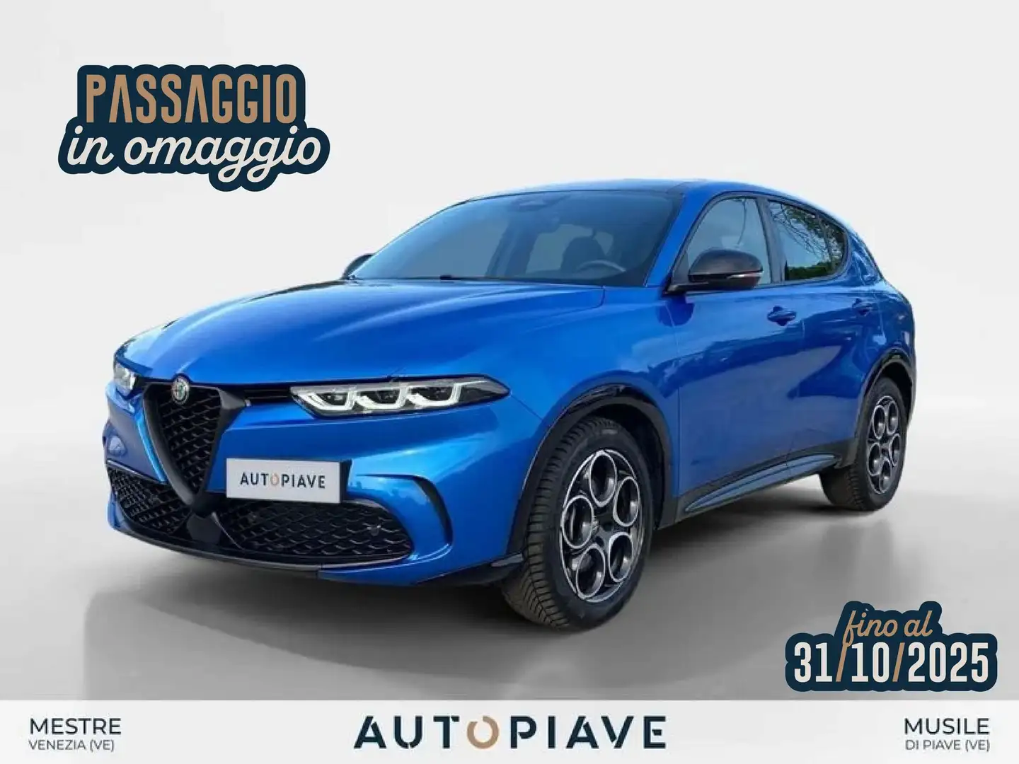 Alfa Romeo Tonale Tonale 1.6 diesel 130 CV TCT6 Sprint Tetto, pelle Blau - 1