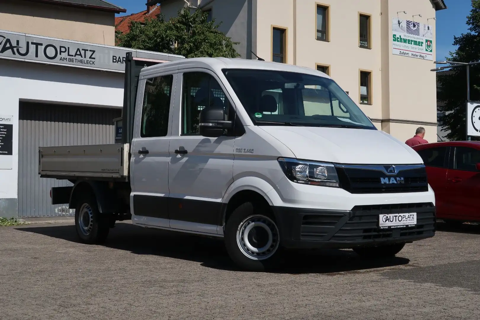 MAN TGE 3.140 Pritsche *7-SITZER *KLIMA *AHK Bílá - 1