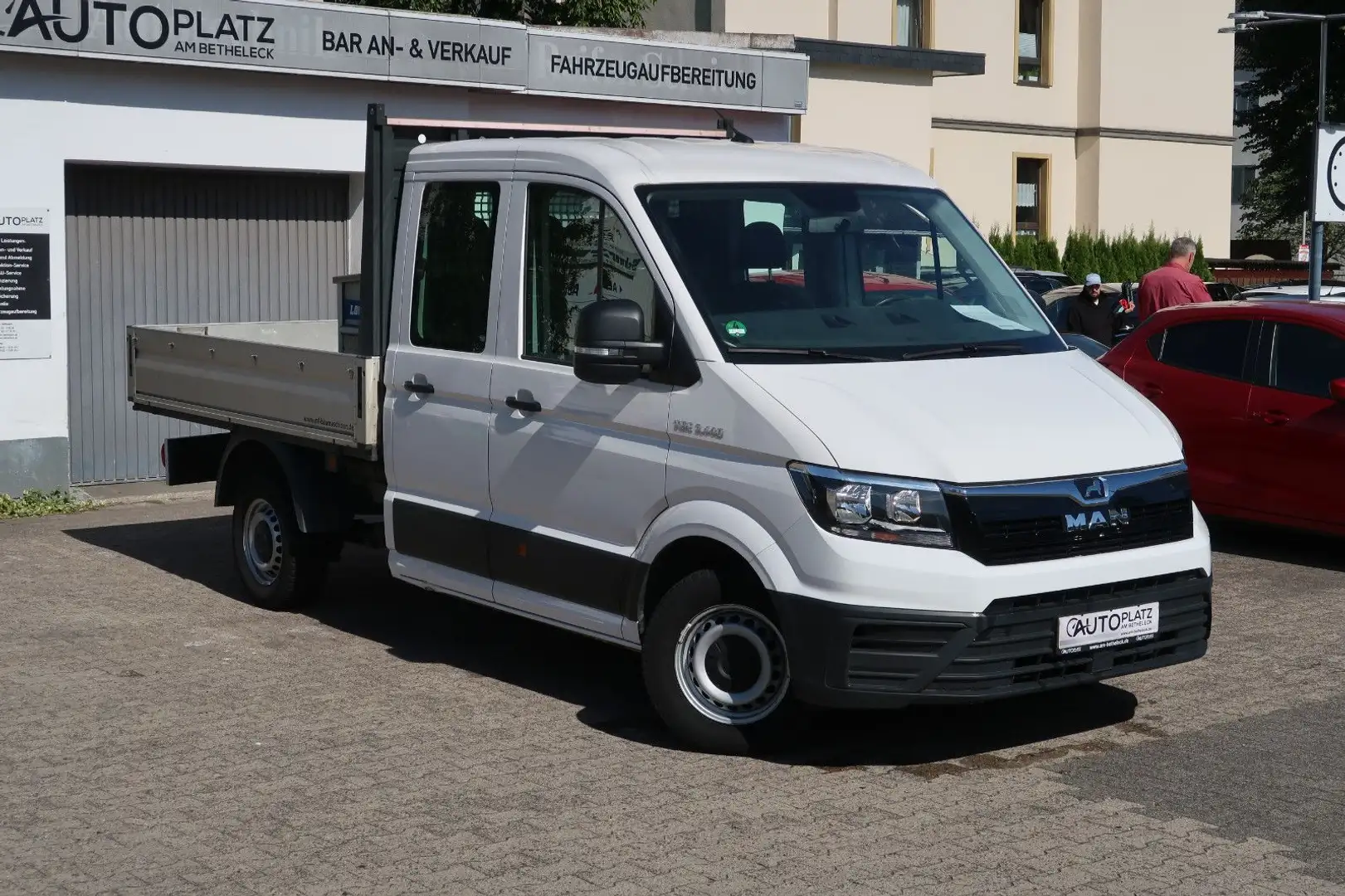 MAN TGE 3.140 Pritsche *7-SITZER *KLIMA *AHK Bílá - 2