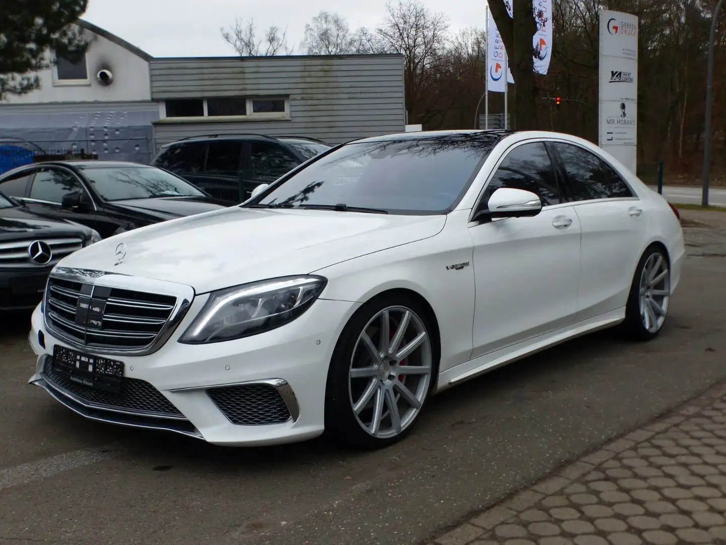 Mercedes-Benz S 500 S500 4Matic AMG S63 Umbau Pano 360 Burmester TV Fekete - 1