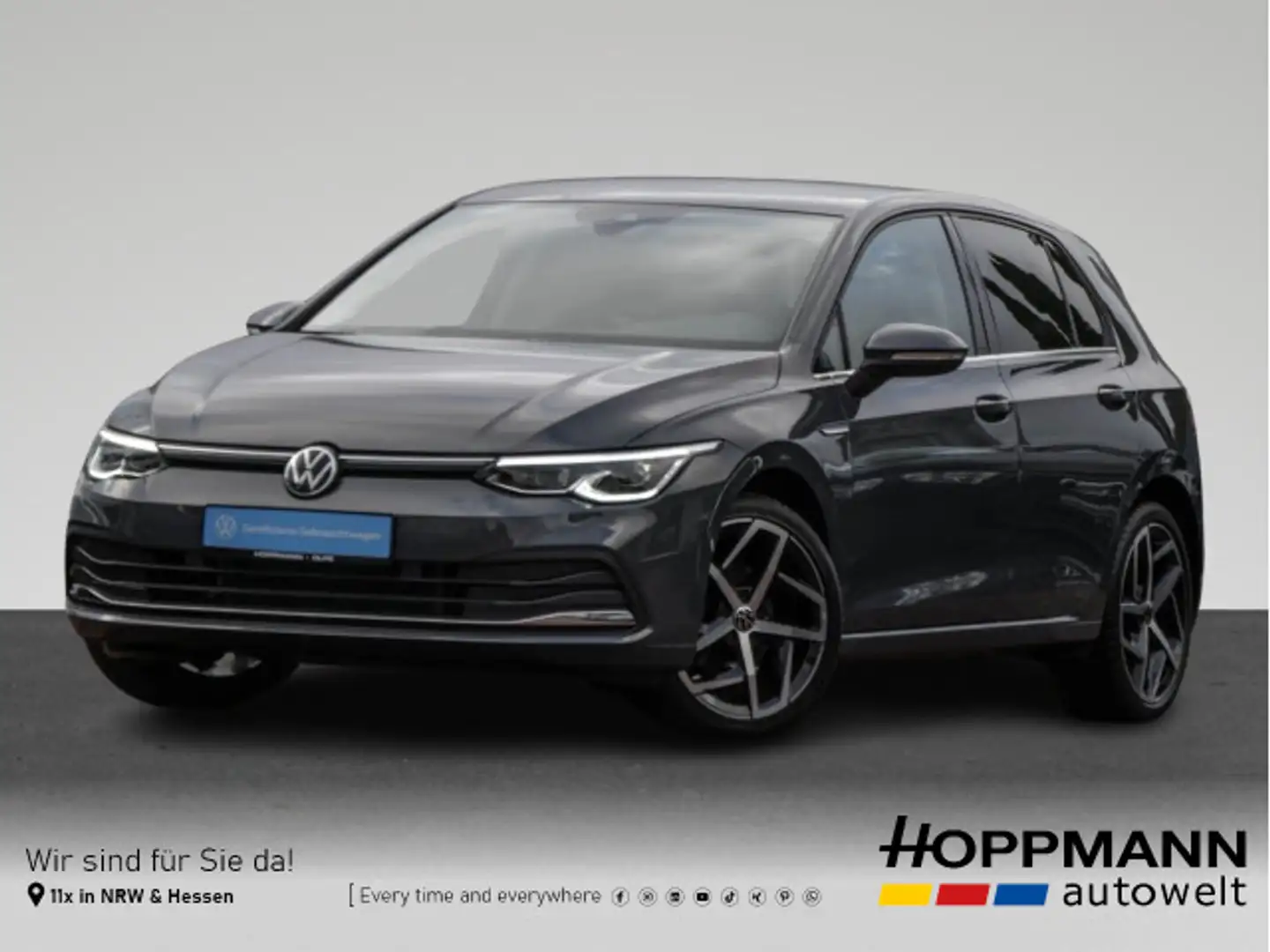 Volkswagen Golf VIII 2.0 TDI Style DSG ACC AHK LED RÜCKKAME Grigio - 1