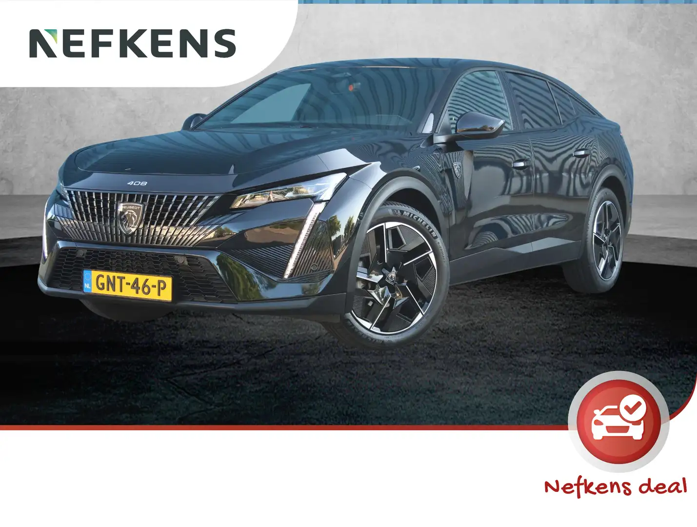 Peugeot 408 1.2 Hybrid 136PK e-DCS6 GT | AUTOMAAT | AppleCarpl Noir - 1