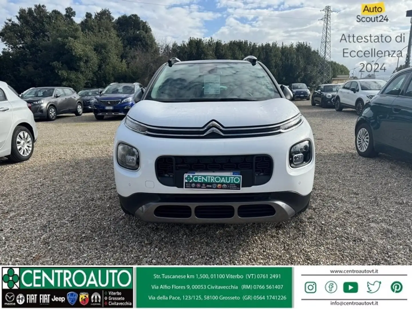 Citroen C3 Aircross 1.5 bluehdi Shine s&s 120cv eat6 Білий - 2