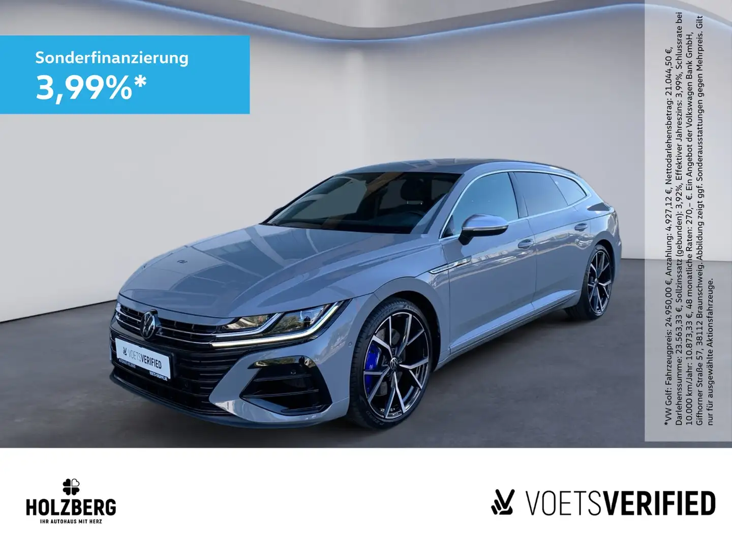 Volkswagen Arteon R Shooting Brake 2.0 TSI 4MOTION DSG AHK+NAVI+RFK Gris - 1