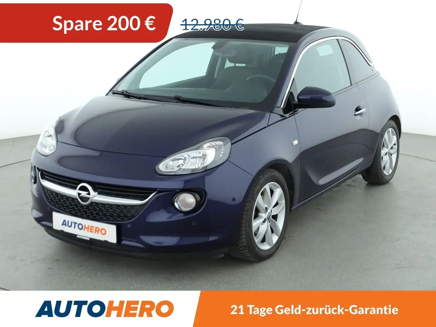 Opel Adam 1.4 Open Air 120 Jahre ecoFlex*NAVI*PDC*SHZ*TEMPO* Blau - 1