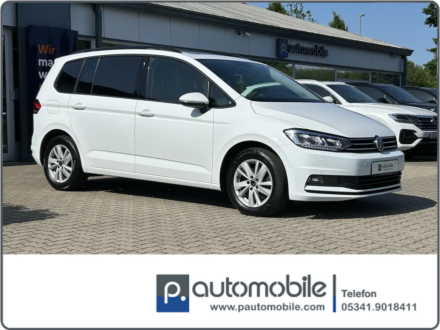 Volkswagen Touran 2.0 TDI DSG Comfortline*AHK*NAVI*LED* Blanco - 1