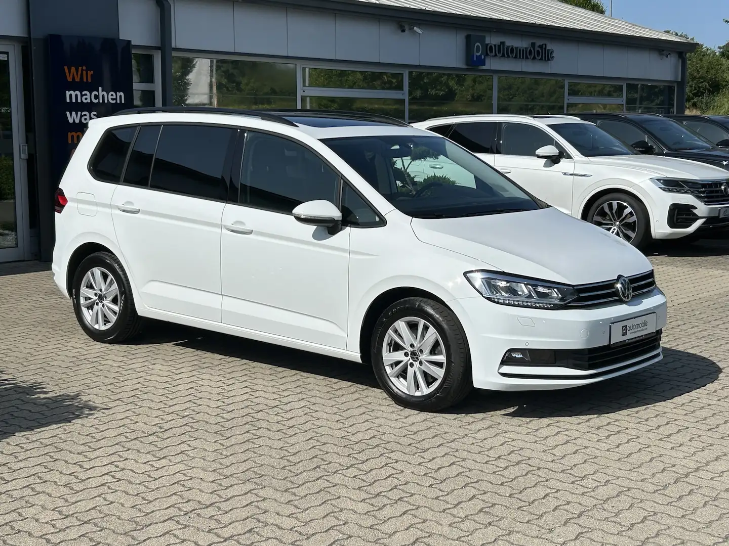 Volkswagen Touran 2.0 TDI DSG Comfortline*AHK*NAVI*LED* Blanco - 2