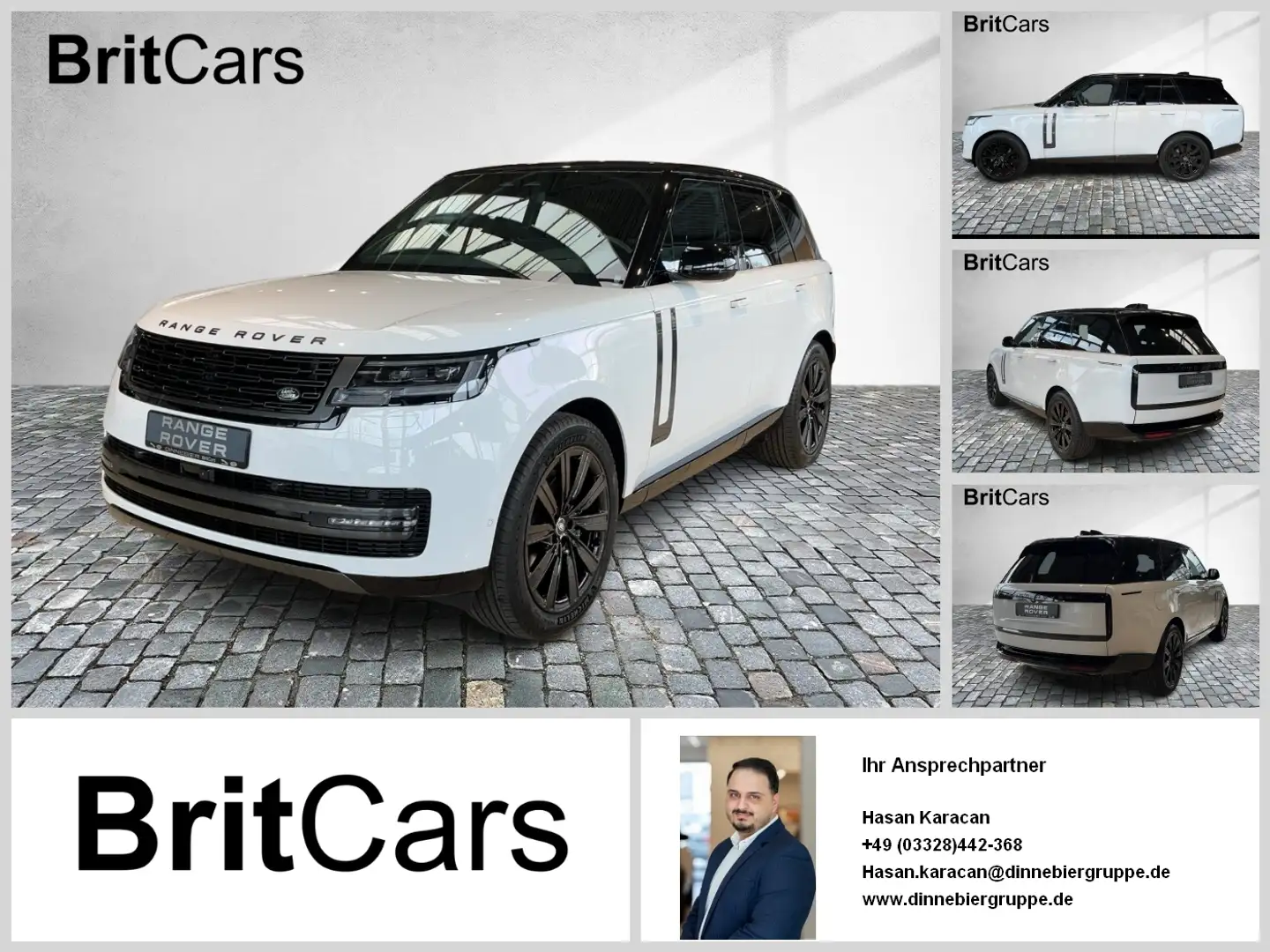 Land Rover Range Rover SWB 4.4 P530 Autobiography Shadow Blanc - 1