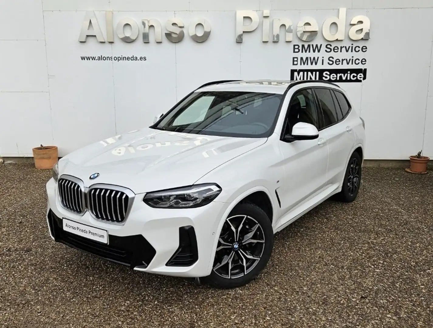 BMW X3 xDrive 30d M Sport Blanc - 1