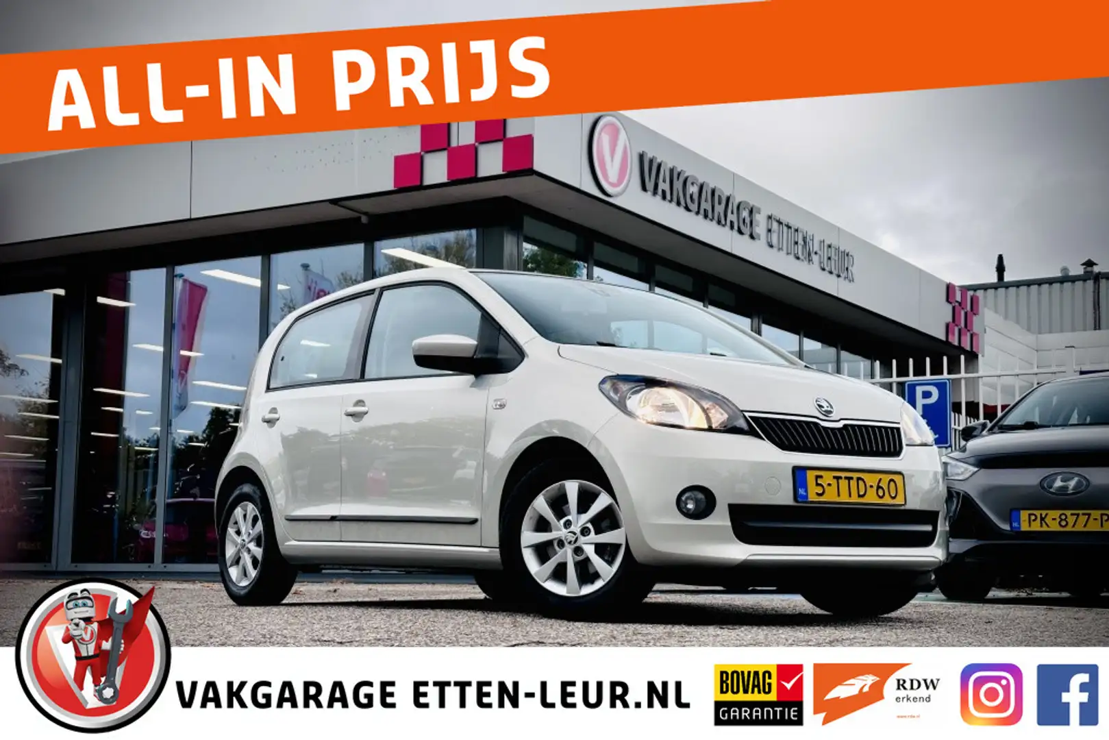 Skoda Citigo 1.0 Grt. Drive | AIRCO | CRUISE | 5 DEURS Gris - 1