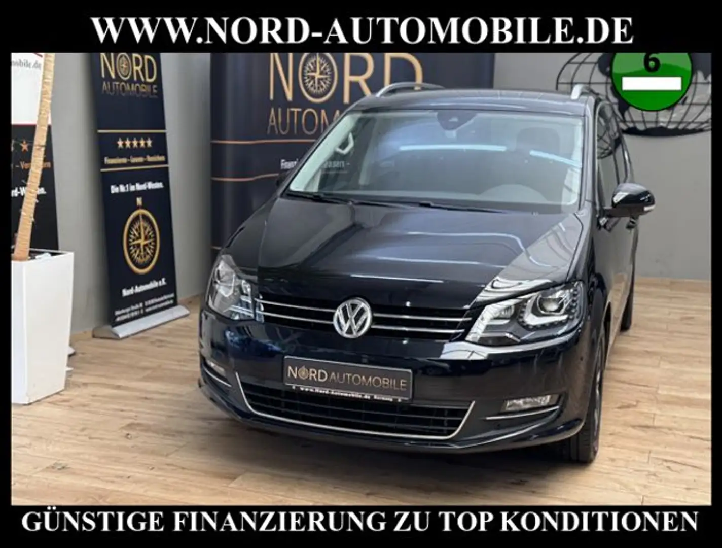 Volkswagen Sharan Highline 1.4 TSI DSG AHK/7-Sitzer/Kamera/ Highline Schwarz - 1