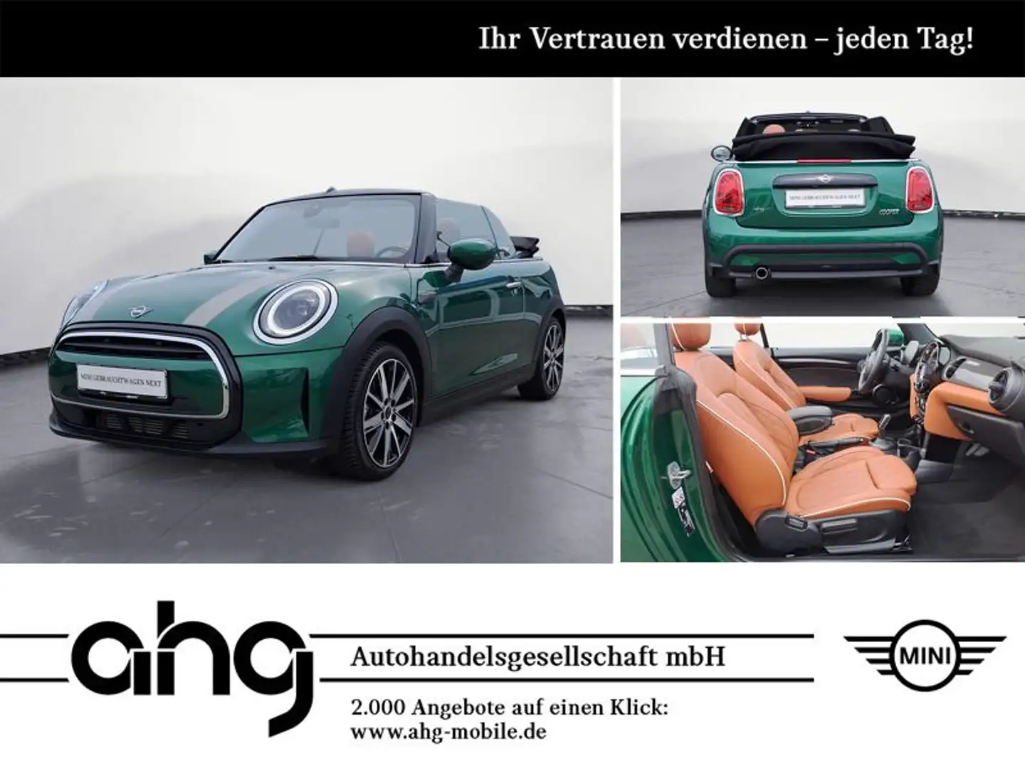 MINI Cooper Cabrio Classic Trim Steptronic Navi Rückf Groen - 1