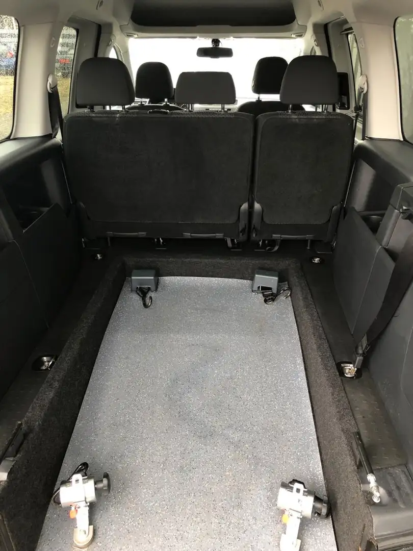Volkswagen Caddy 2.0 TDI Rollstuhl Rampe Weiß - 1