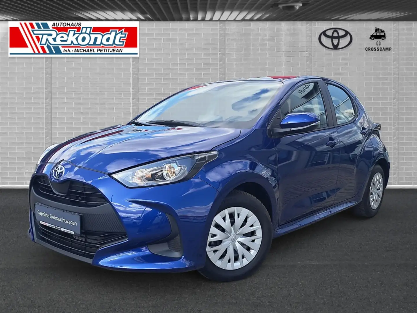 Toyota Yaris Comfort 1.0 Klimaanlage, Applecarplay, Rückfahrkam Blau - 1