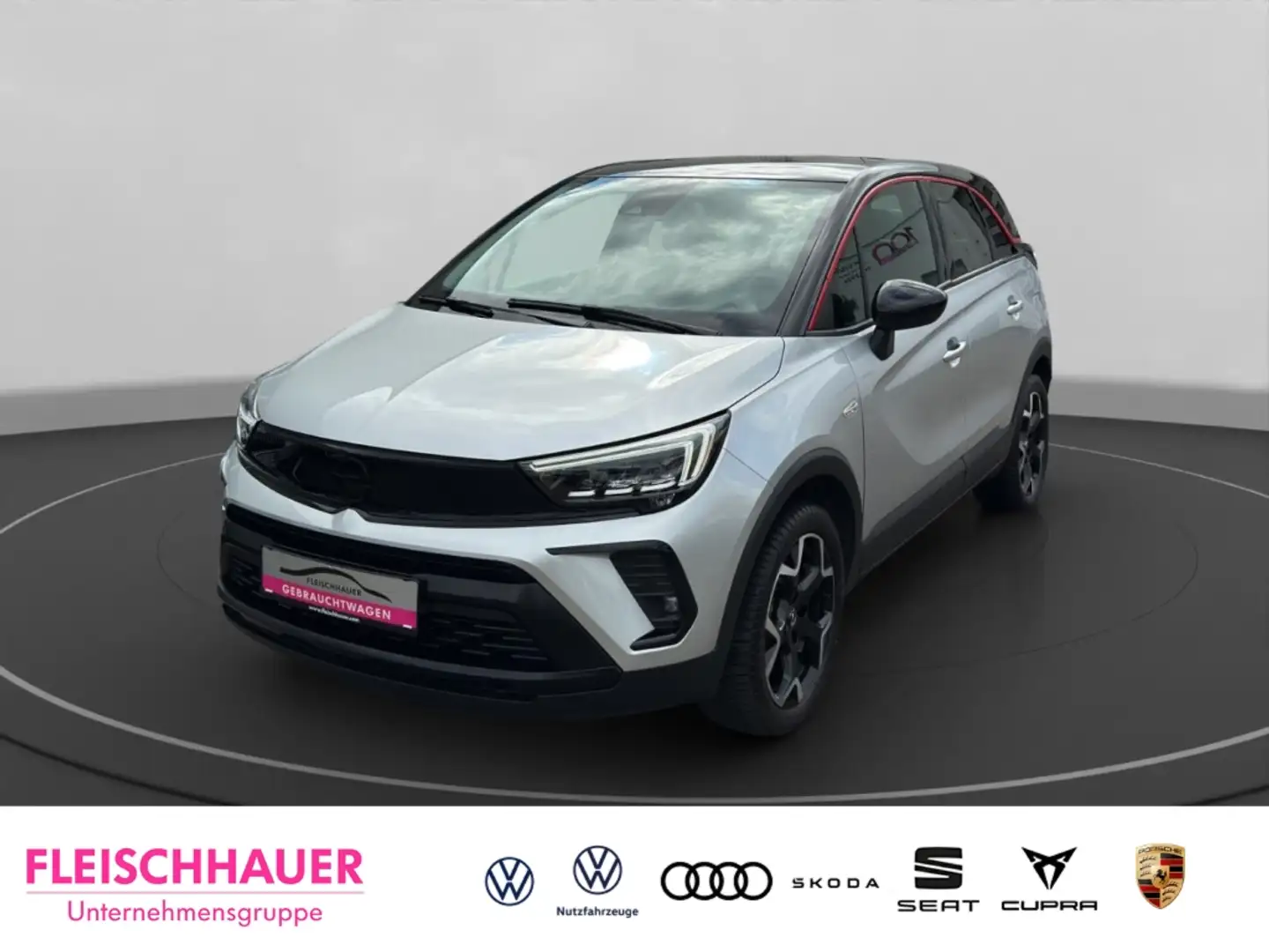 Opel Crossland GS Line 1.2 Turbo Navi+PDC+LED+CarPlay Grau - 1
