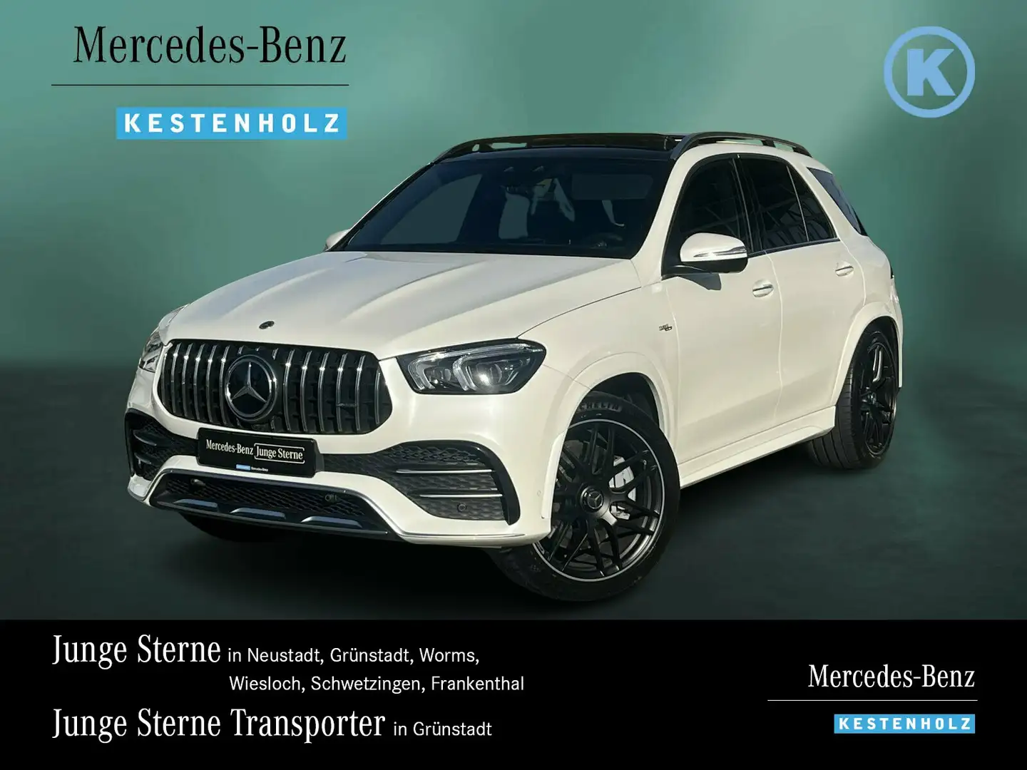Mercedes-Benz GLE 53 AMG GLE 53 AMG 4M+ PERF-AGA+AHK+STHZ+DISTR+PANO+BURM Blanc - 1