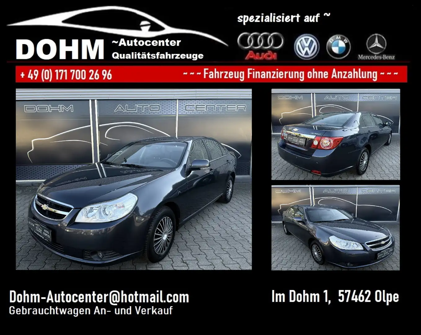 Chevrolet Epica Epica 2.0 D LT SHZ* PDC* LEDER* TÜV NEU* Grau - 1