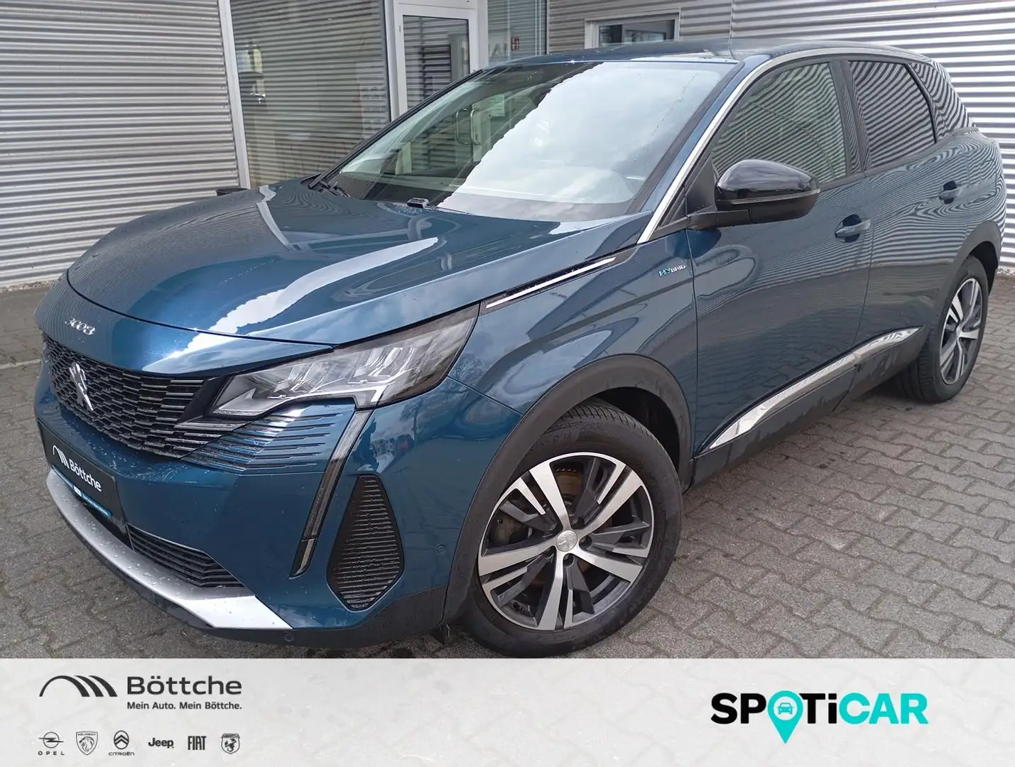 Peugeot 3008 Hybrid 225 Allure,Klima,Navi,PDC,Kamera,Leder Blau - 1